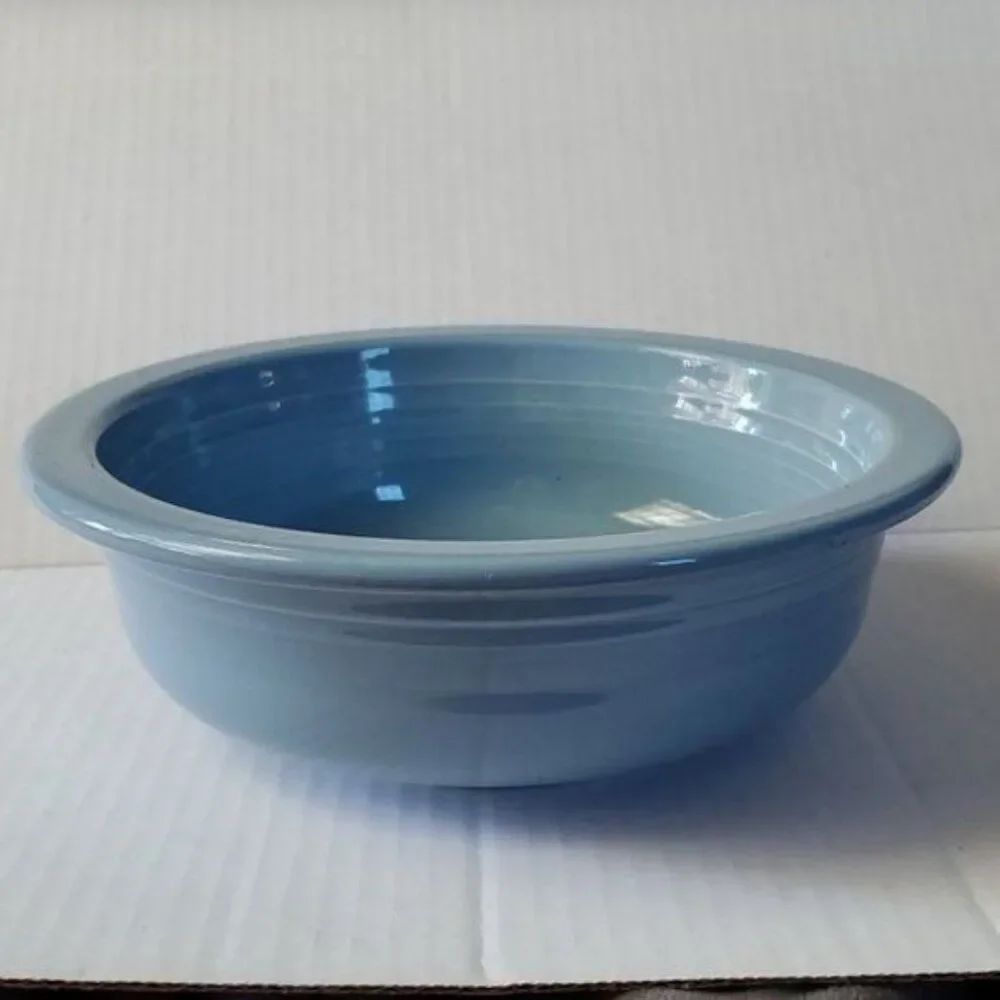 Fiestaware Fiesta Vintage Vegetable SERVING Bowl Dish Periwinkle Blue CERAMIC